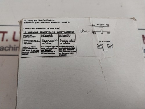 Telemecanique Xs630b1mal10 Inductive Proximity Switch Gb/t14048.10, 013422 - Picture 12 of 12