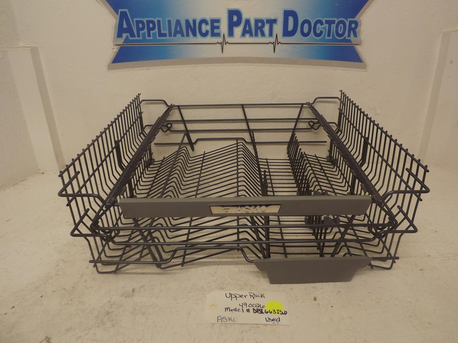ASKO Dishwasher 490026 Model #DBI663IS.U Upper Rack Used | eBay