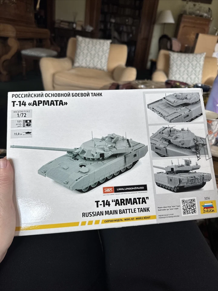 Zvezda 500785056 – Battle Tank Russian Armata 1:72 T-14, Model, - Imagen 3 de 3