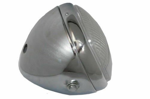 Headlight Headlamp Lucas Type Chrome Plated Fits For Triumph Bonneville Thruxton - Picture 2 of 6