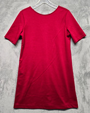 Gap Dress Womens Medium Red Apple Knit Casual Everyday Basic Stretch
