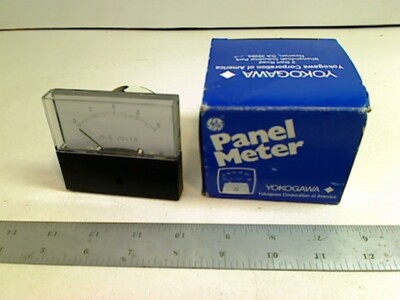 YOKOGAWA 251209FAZZ8 PANEL METER REAR MOUNT 0-5SYNC VOLTS 0-1MA