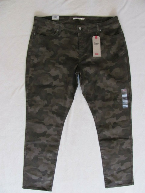 green camo skinny jeans