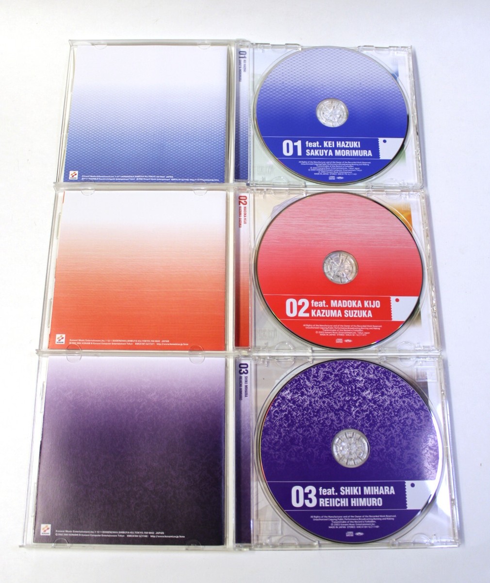 Rare Tokimeki Memorial Girl's Side Radio Drama 3-Volume Audio CD