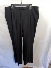 Pendleton Womens Dress Pants Size 12 Black 100 Wool Business Formal
