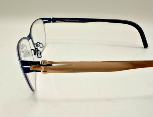 OvvO Optics Eyeglasses Frames 3869 Mod 3936 c60/39A Blue / Gold 51-18-135 - Picture 6 of 14