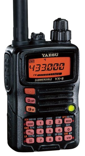Yaesu VX-6 144/430MHz Dual Band All Weather Handy Amateur Radio Transceiver - Picture 2 of 2