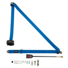 Front Automatic Seat Belt For Mercedes Benz Unimog 425 - 1978 Shape Blue