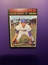 Claude Osteen 1971 #10 Topps Baseball Card - Super Nice - Excellent +