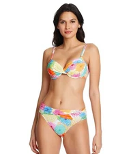 MSRP $59 Bleu Rod Beattie Fresh Picks Sarong Hipster Bottoms ONLY Size 10