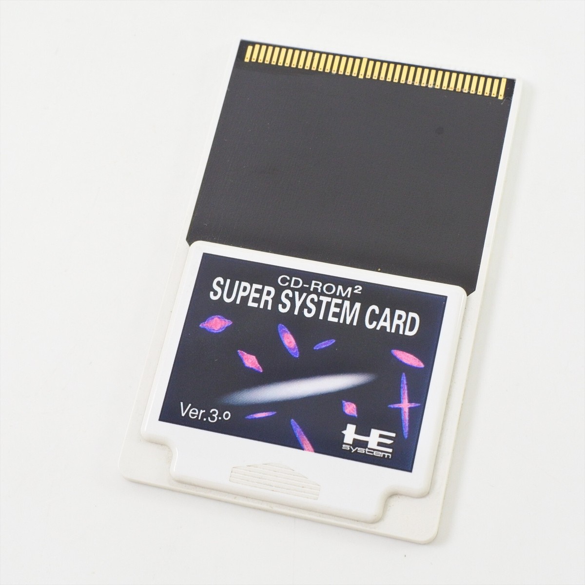 PC Engine HE SYSTEM 専用カード PC Engine HuCard Super System Card Ver 3.0 Japan Version w