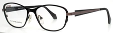 EYEFUNC 349 C69 Black Womens Semi Cat Eye Full Rim Eyeglasses 51-16-135 B:37