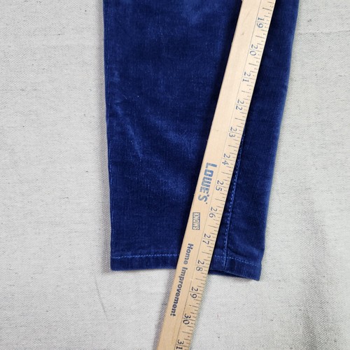 Banana Republic Pants Womens 31/12 Blue Corduroy Skinny Leg Flat Front 34x28 - Picture 6 of 14