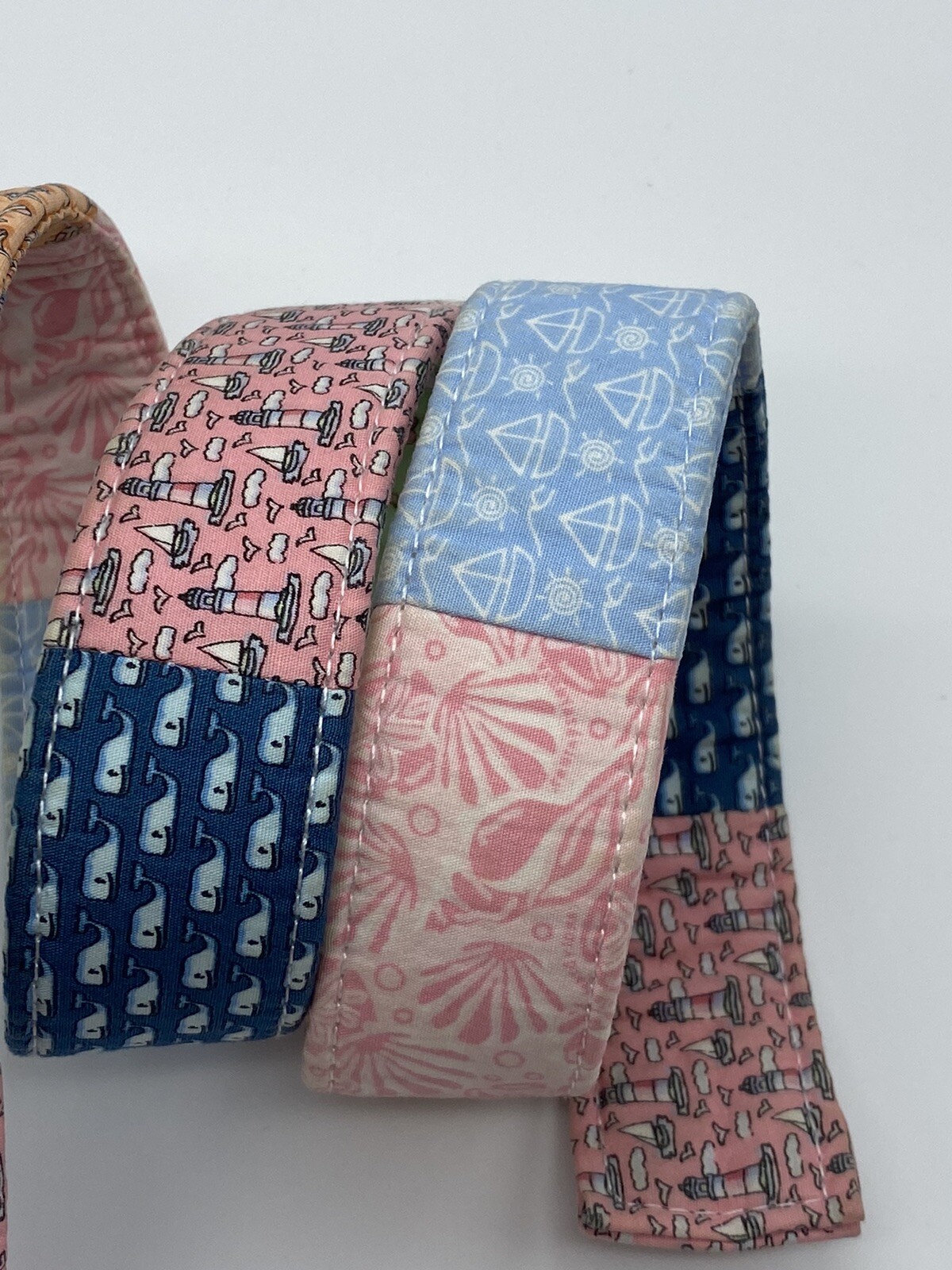 Vineyard Vines Multicolor Patchwork Canvas D Ring… - image 15