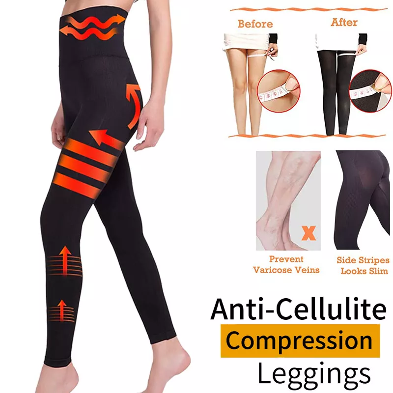 Women High Waist Anti Cellulite Compression Leggings Slimming