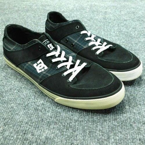 DC Zapatos Hombre Puro Cero 302888 Blanco y Negro Skater Zapatillas de Lona  9.5 | eBay