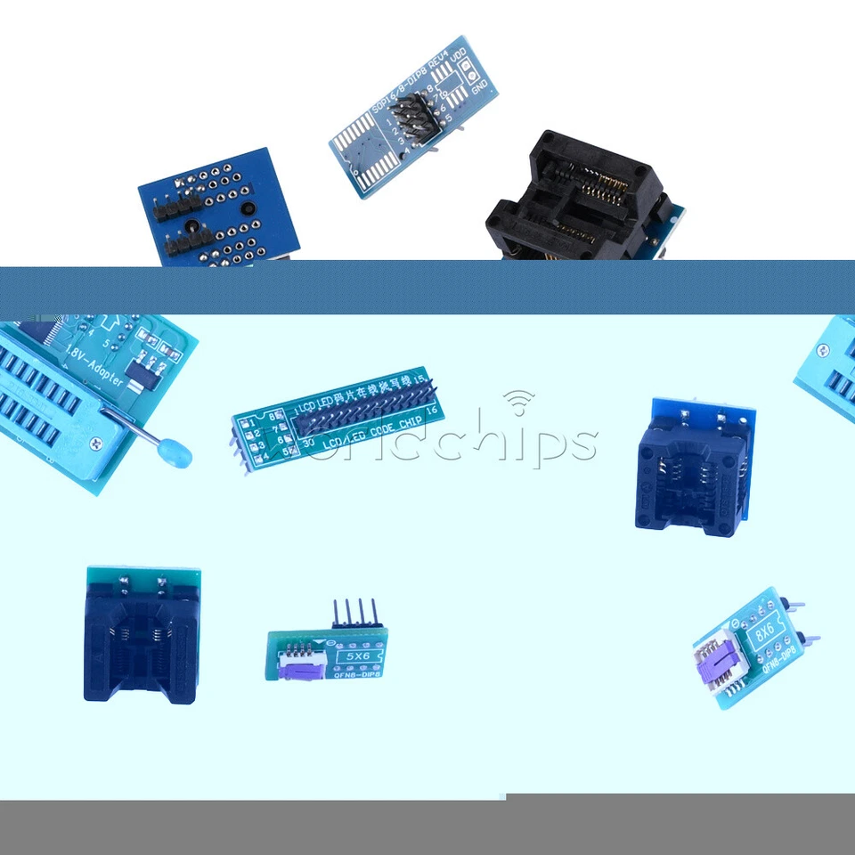 EZP2023 High-Speed USB SPI Programmer+15 Adapters For 24 25 93 95 EEPROM 25Flash - Image 3 of 4