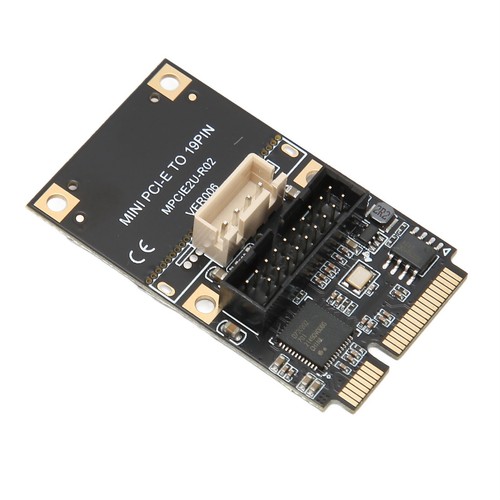 Mini PCIE to USB3.2 GEN1 Front 19Pin Expansion Card 5Gbps USB Hot Swap Expansion - Afbeelding 3 van 12