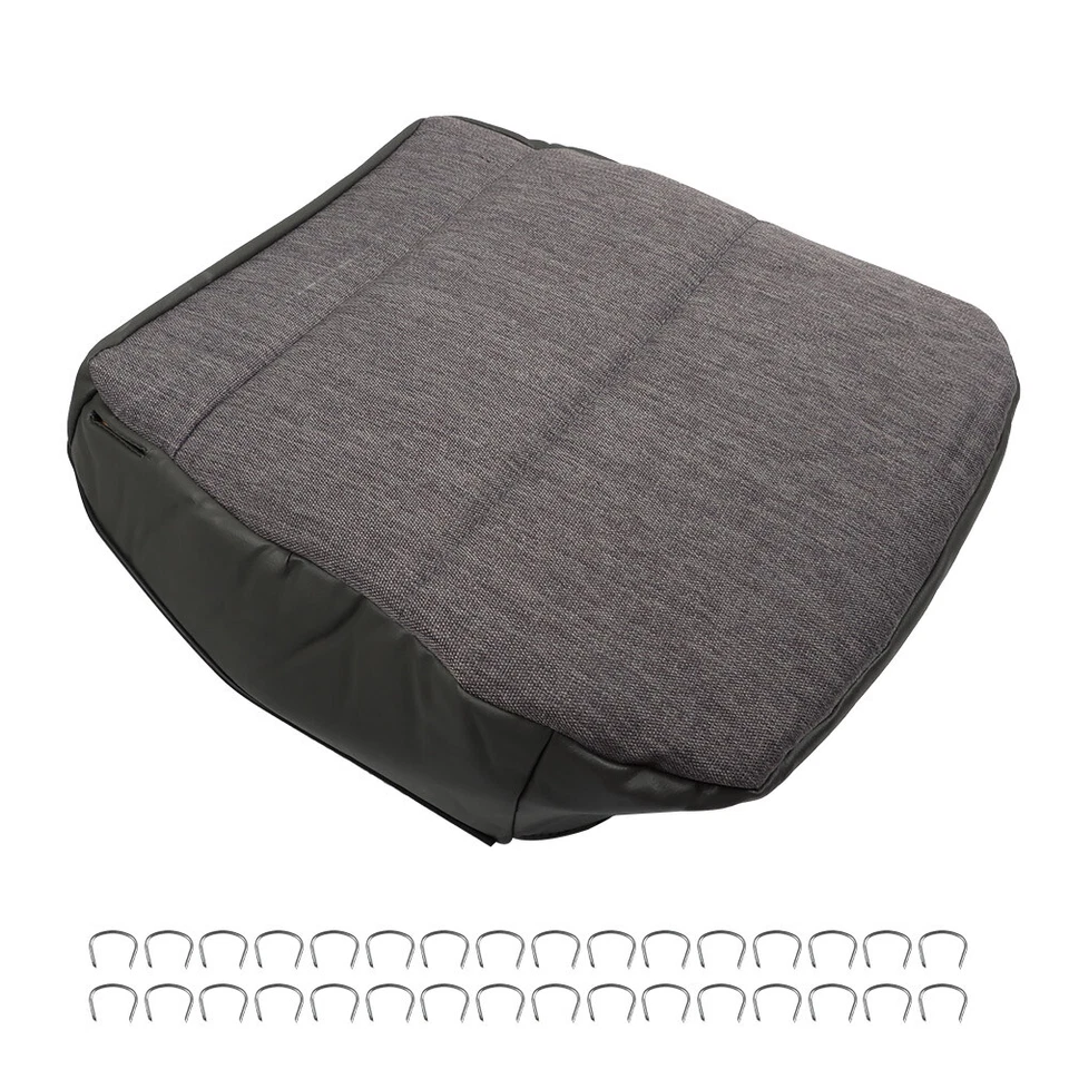 For GMC Isuzu NPR NRR NQR 1995-2006 Gray Front Driver Seat Bottom Cover Steel Foto 2 de 4