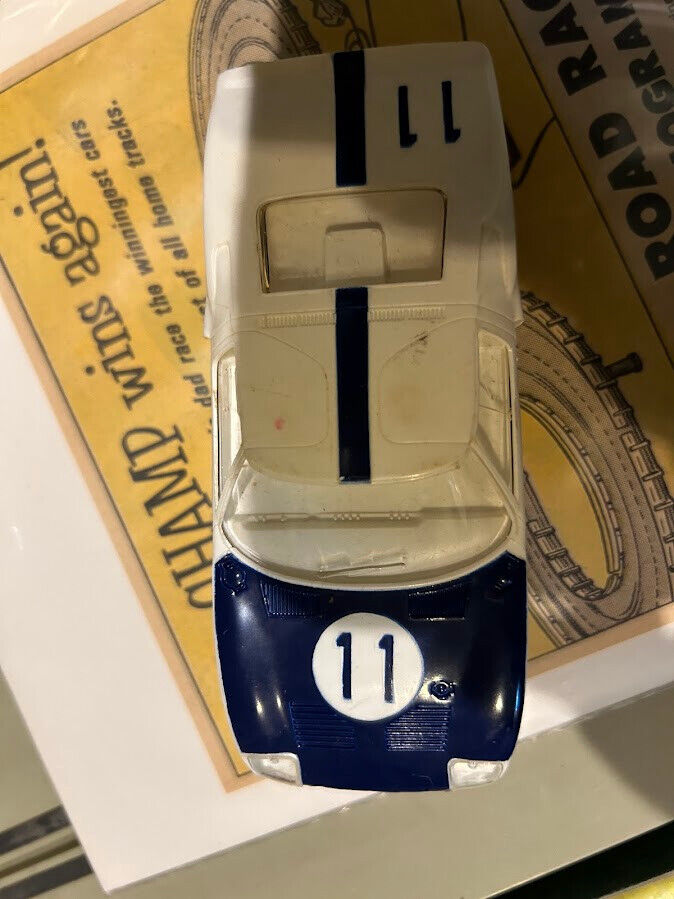1965 Monogram 1/32nd Scale LeMans Road Racing Slot Car Race 1965 Monogram 1/32nd Scale LeMans Road Racing Slot Car Race