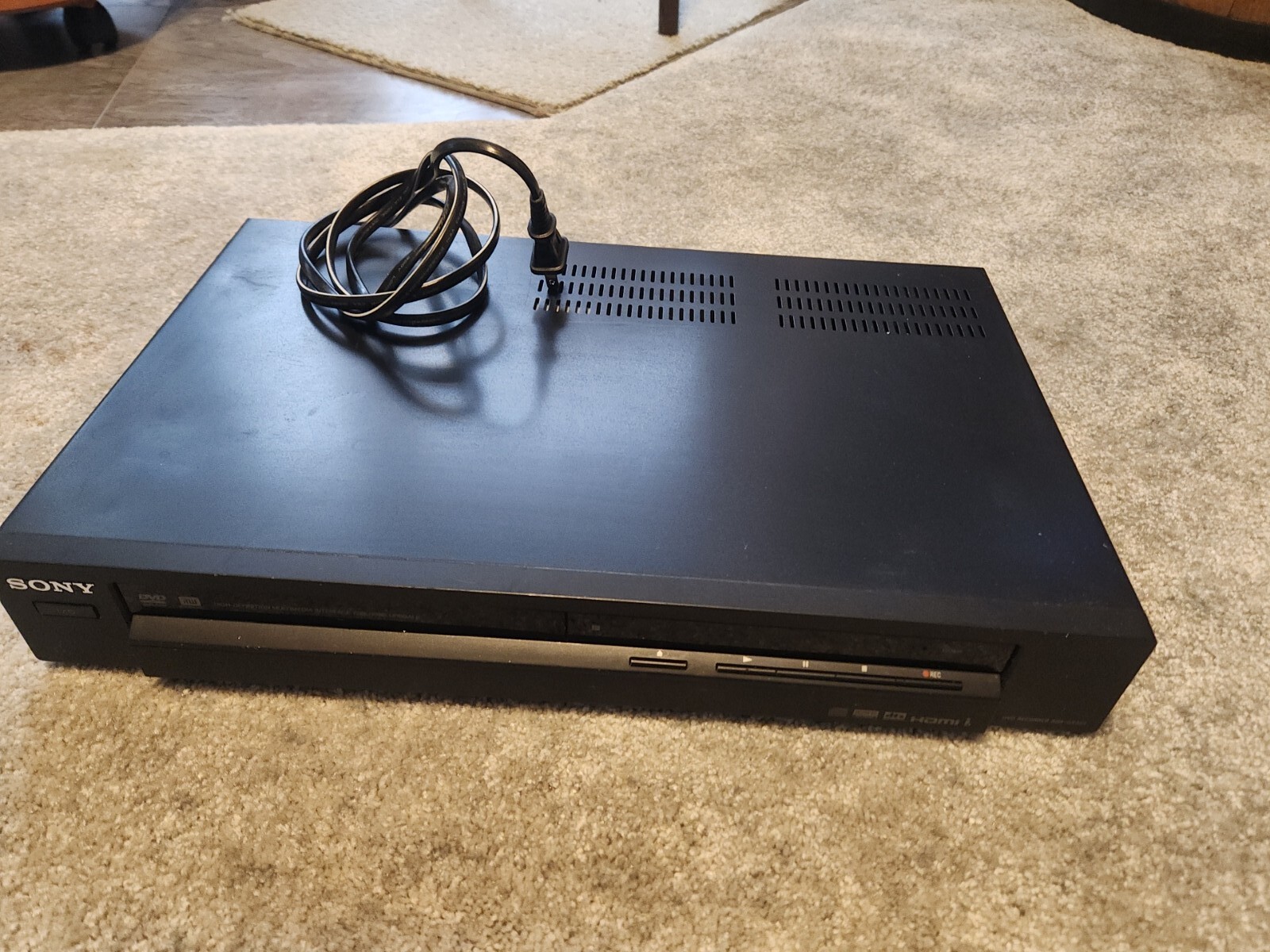 SONY RDRGX355 DVD Player Recorder HDMI Upscale 1080p DVDR RW *No