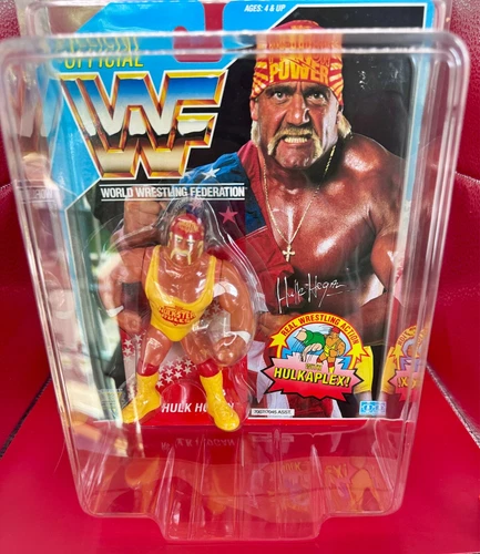 1992 WWF Hasbro Series 3 Real Wrestling Action  HULK HOGAN   MOC   NICE !!