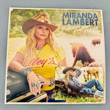 MIRANDA LAMBERT POSTCARDS FROM TEXAS SIGNED / AUTOGRAPHED VINYL 2 LP ALBUM NICE!