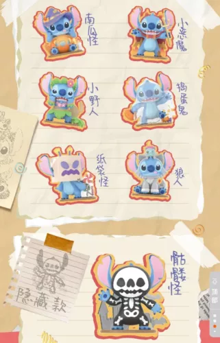 TOPTOY Stitch Funny Diary Series Blind Box Confirmed Figure HOT Gifts Toys Kid - Picture 2 of 16