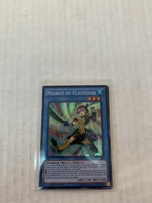 Yu-Gi-Oh! Nekroz Of Clausolas Secret Rare Card (THSF-EN013) - The Secret Forces Unlimited Edition - View #12