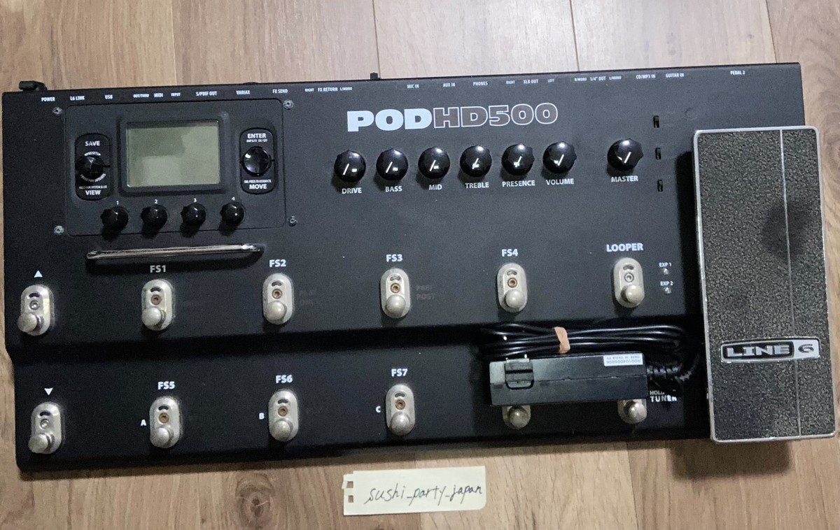 【中古】【美品】LINE6 POD HD500 Line 6 POD HD500 Guitar Multi-Effects Processor for sale