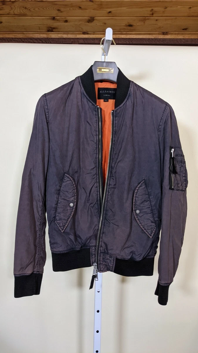 All Saints Fulton Bomber Washed Color MA-1 Jacket XS | eBay