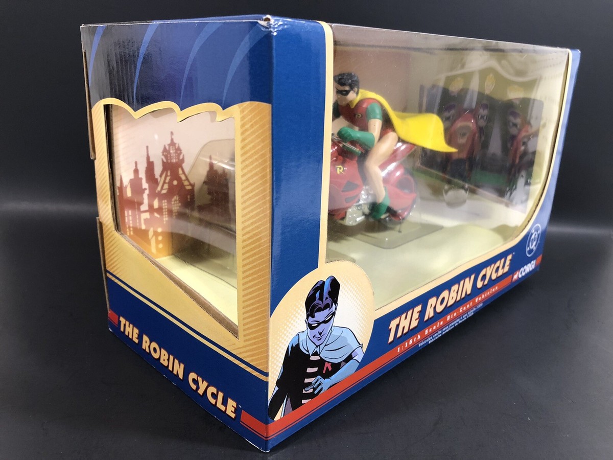 2005 CORGI BATMAN CLASSICS DC THE ROBIN CYCLE 1:16 SCALE