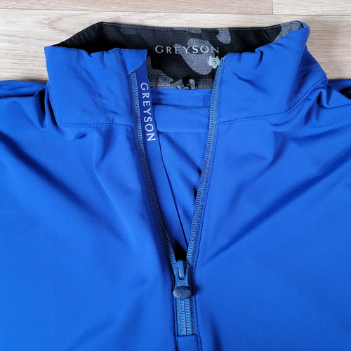 Greyson Pullover Herren Größe Small Blau 1/4 Zip Performance Golf Sweater - Bild 4 von 15