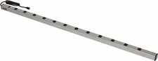 Wiremold 12 Outlets, 120 Volts, 15 Amps, 6' Cord, Power Outlet Strip
