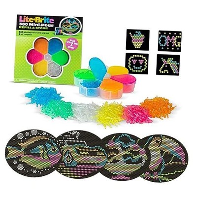  HD Template and Peg Refill Set Plus Storage, 360 Mini HD Pegs and Templates