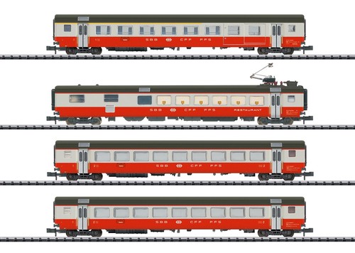 Tren Rápido Spur N Trix 18720 Set De Vagones "Swiss Express" Parte 1 Nuevo OVP | Condition: Nuevo