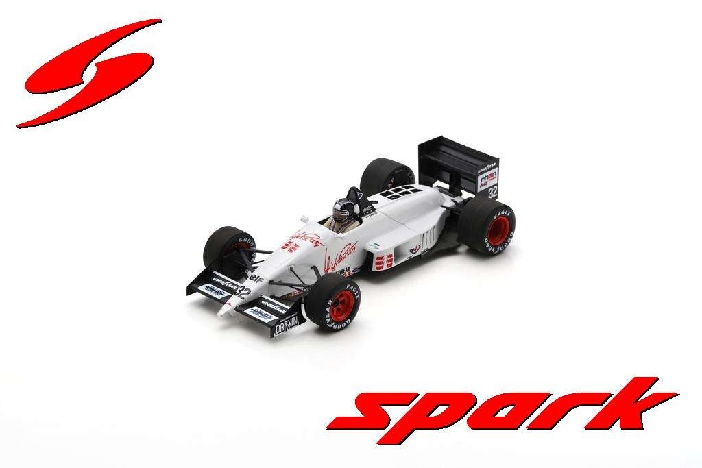 F1 SPARK 1/43 EUROBRUN ER188 O.LARRAURI MONACO GP 1988