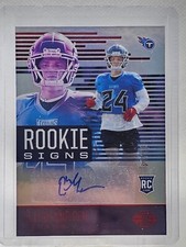 2021 Panini Illusions Football Elijah Molden Rookie Signes Red Auto /99 RC