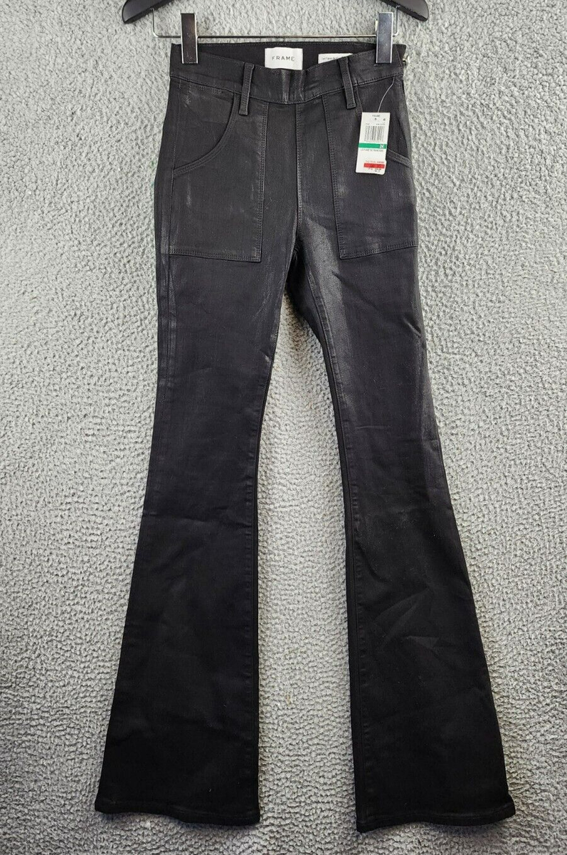 FRAME Le Flare De Françoise High Rise Stretch Flare Jeans