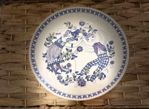 Turi Design LOTTE - Figgjo Flint Norway - Breakfast Plate, Lunch Plate 1960’s