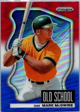 2022 Panini Prizm #OS-7 Mark McGwire Old School Red/White/Blue Prizm
