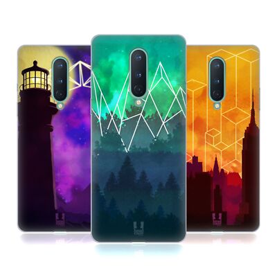 HEAD CASE DESIGNS GEOMETRIC LANDSCAPES SOFT GEL CASE FOR GOOGLE ONEPLUS PHONES