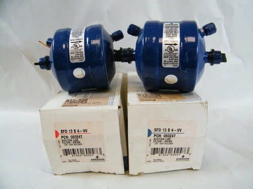 (2) EMERSON SUCTION LINE FILTER DRIER 1/2" ODF SOLDER DRYER SFD 13 S 4-VV 060247