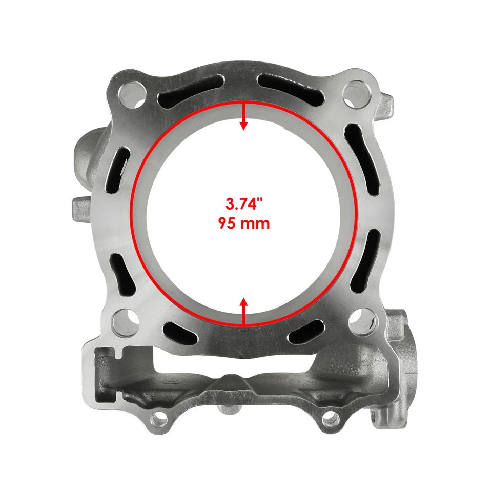 Cast Aluminium Cylinder for Yamaha YZ450F 2003 2004 2005 Standard Bore 95Mm - Image 2 of 4
