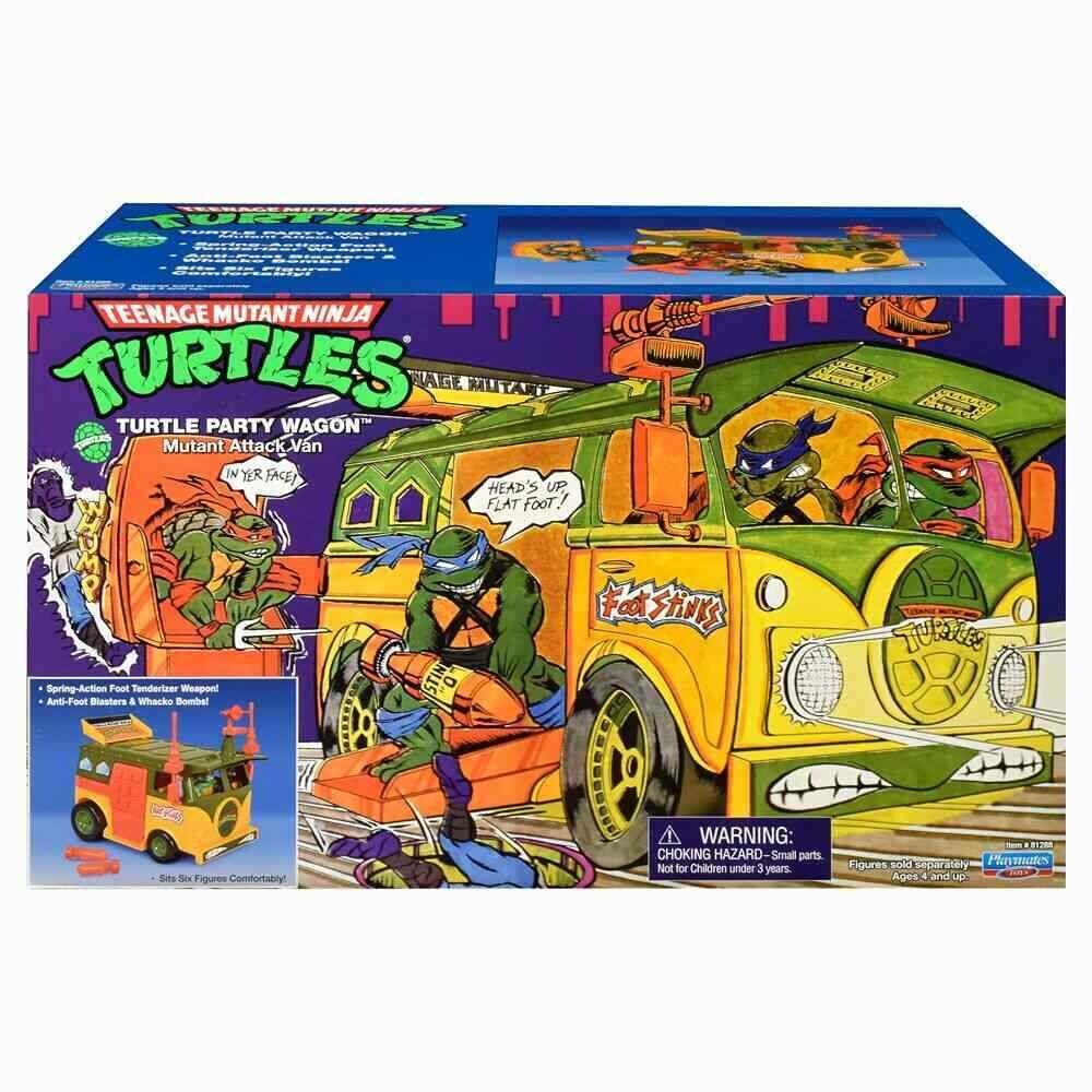 Teenage Mutant Ninja Turtles Classic Turtle Party Wagon Mutant Attack Van, 2022