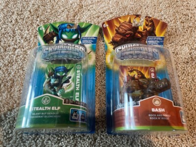 2011 Skylanders Bash and Stealth Elf New Sealed.