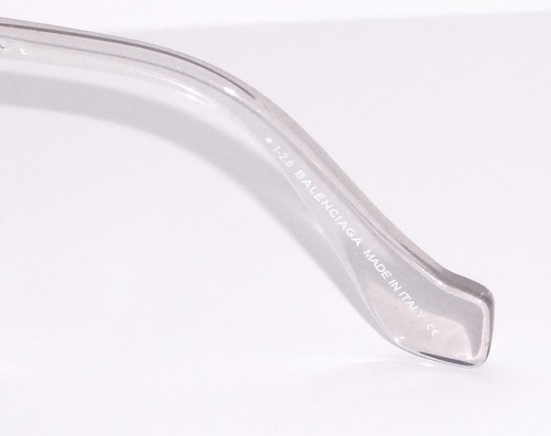 NEW Balenciaga BA55 20B Clear Grey Sunglasses 52-19-140 - Picture 8 of 11