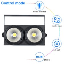 COB Par Light LED DMX Cool  Warm White Stage Performance Face Wedding Lighting