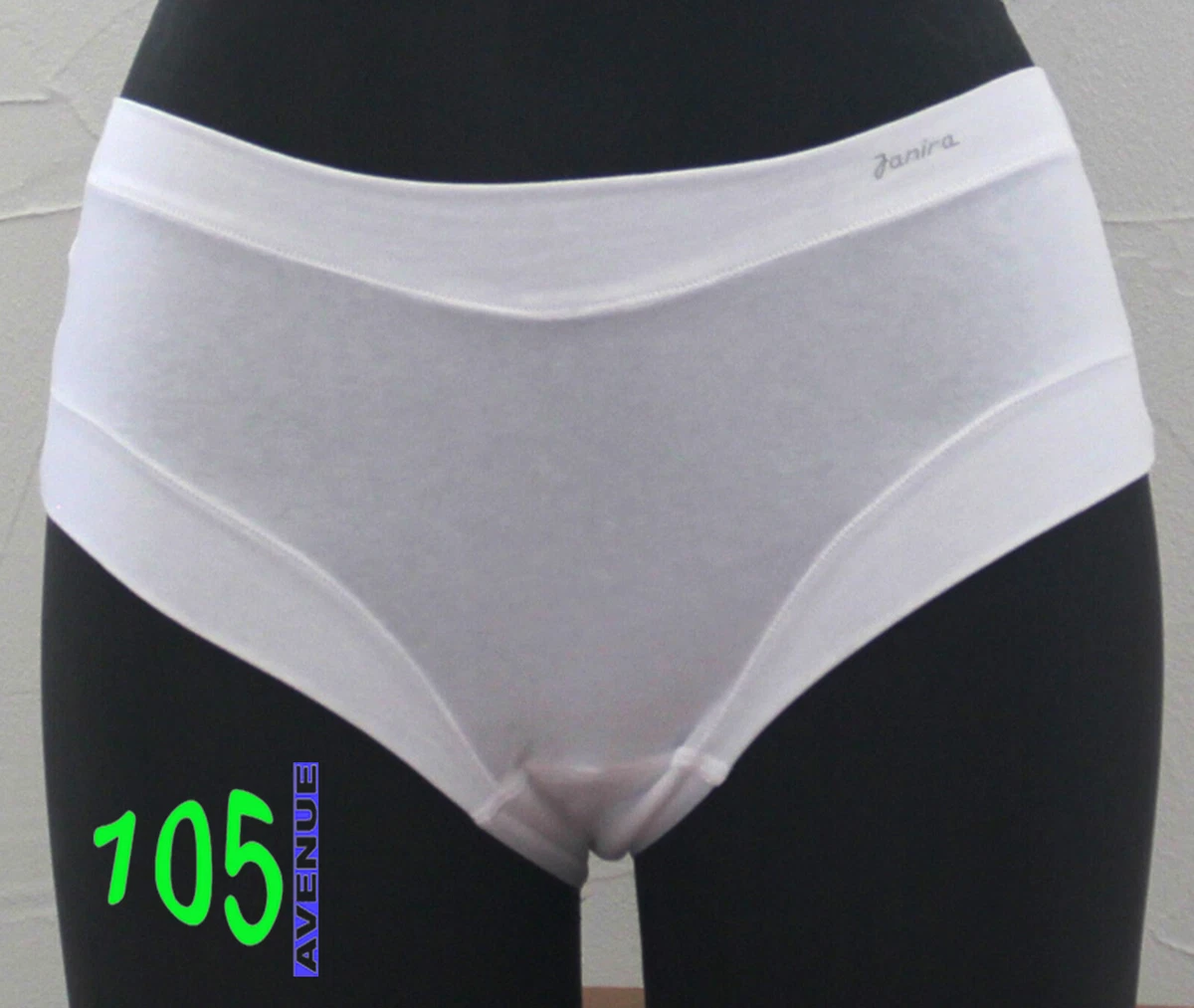 NEUF SLIP COTON BLANC JANIRA Esencial Midi M ou L eBay