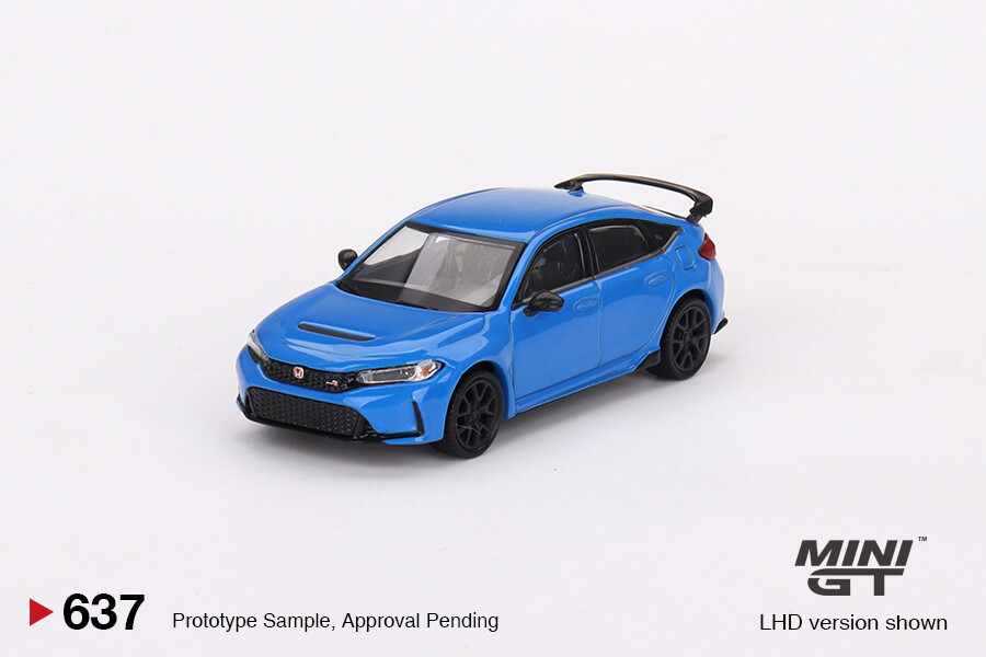 ミニカー MINI GT Toyota Supra & Honda CivicType R MINI GT 1:64 Honda Civic Type R Boost Blue Pearl 2023